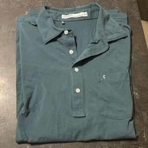 Criquet Teal Polo Shirt for Men